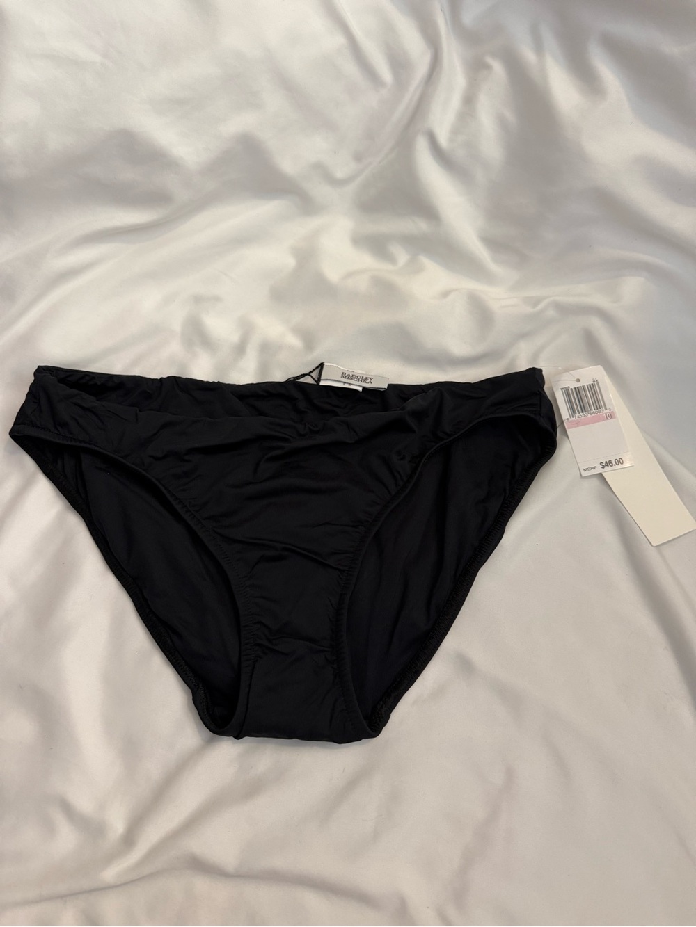 NWT Badgley Mischka Solids Black Bikini Bottom